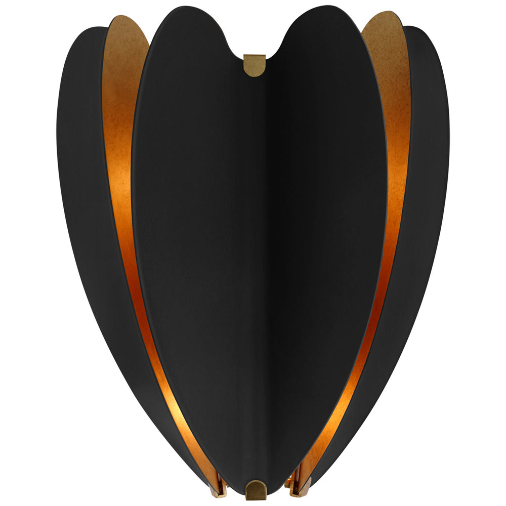 Visual Comfort Signature Canada - LED Wall Sconce - Danes - Matte Black and Gild- Union Lighting Luminaires Decor