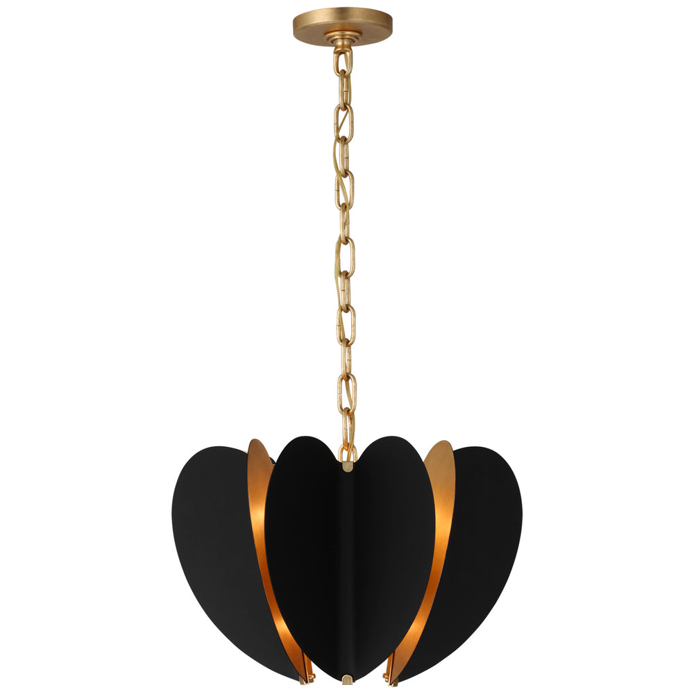 Visual Comfort Signature Canada - LED Chandelier - Danes - Matte Black and Gild- Union Lighting Luminaires Decor