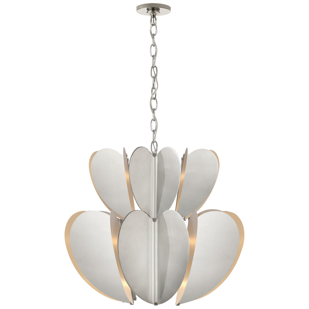 Visual Comfort Signature Canada - LED Chandelier - Danes - Polished Nickel- Union Lighting Luminaires Decor