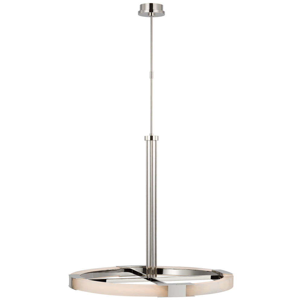 Visual Comfort Signature Canada - LED Chandelier - Covet - Polished Nickel and Alabaster- Union Lighting Luminaires Decor