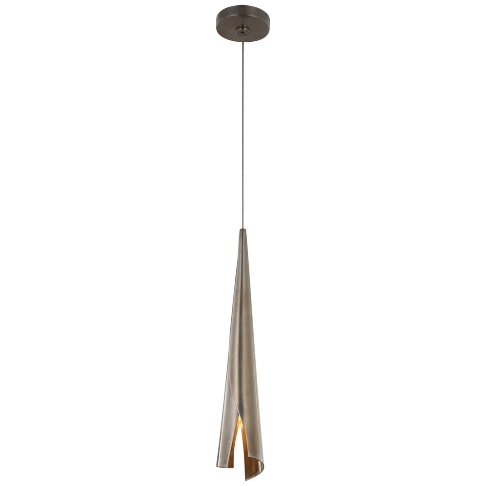 Visual Comfort Signature Canada - LED Pendant - Piel - Pewter- Union Lighting Luminaires Decor