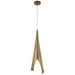 Visual Comfort Signature Canada - LED Pendant - Piel - Antique-Burnished Brass- Union Lighting Luminaires Decor