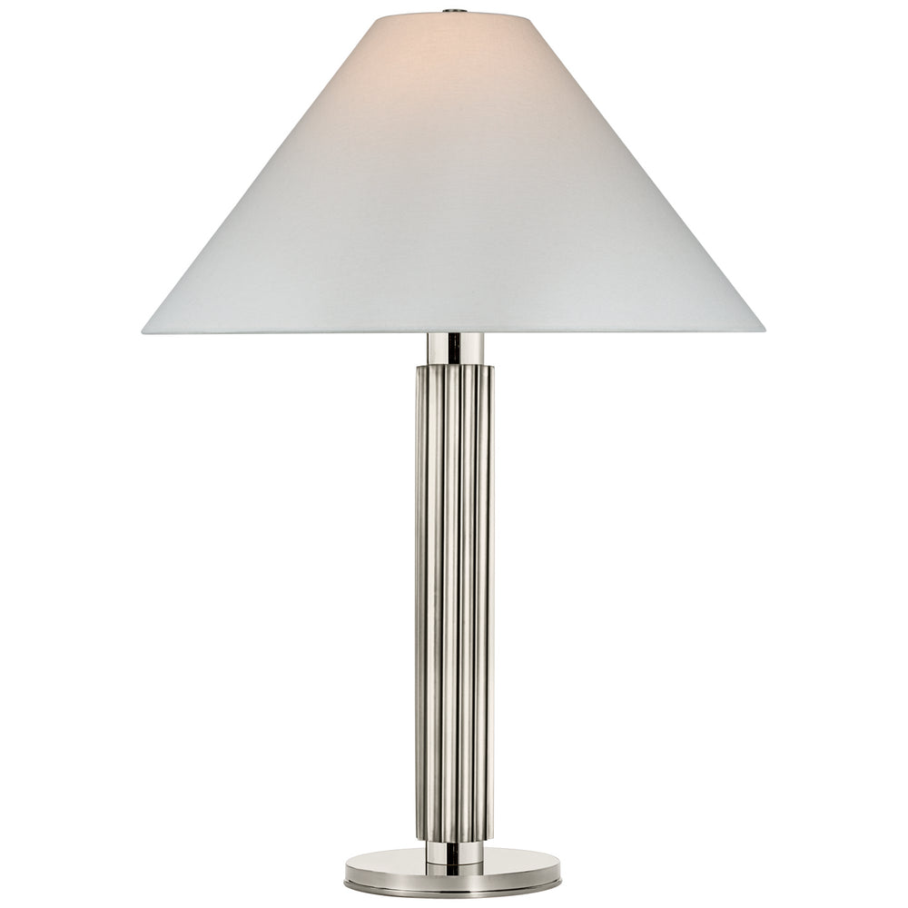 Visual Comfort Signature Canada - LED Table Lamp - Durham - Polished Nickel- Union Lighting Luminaires Decor