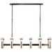 Visual Comfort Signature Canada - LED Linear Chandelier - Malik - Bronze- Union Lighting Luminaires Decor