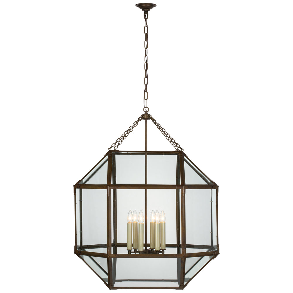 Visual Comfort Signature Canada - LED Lantern - Morris - Antique Zinc- Union Lighting Luminaires Decor