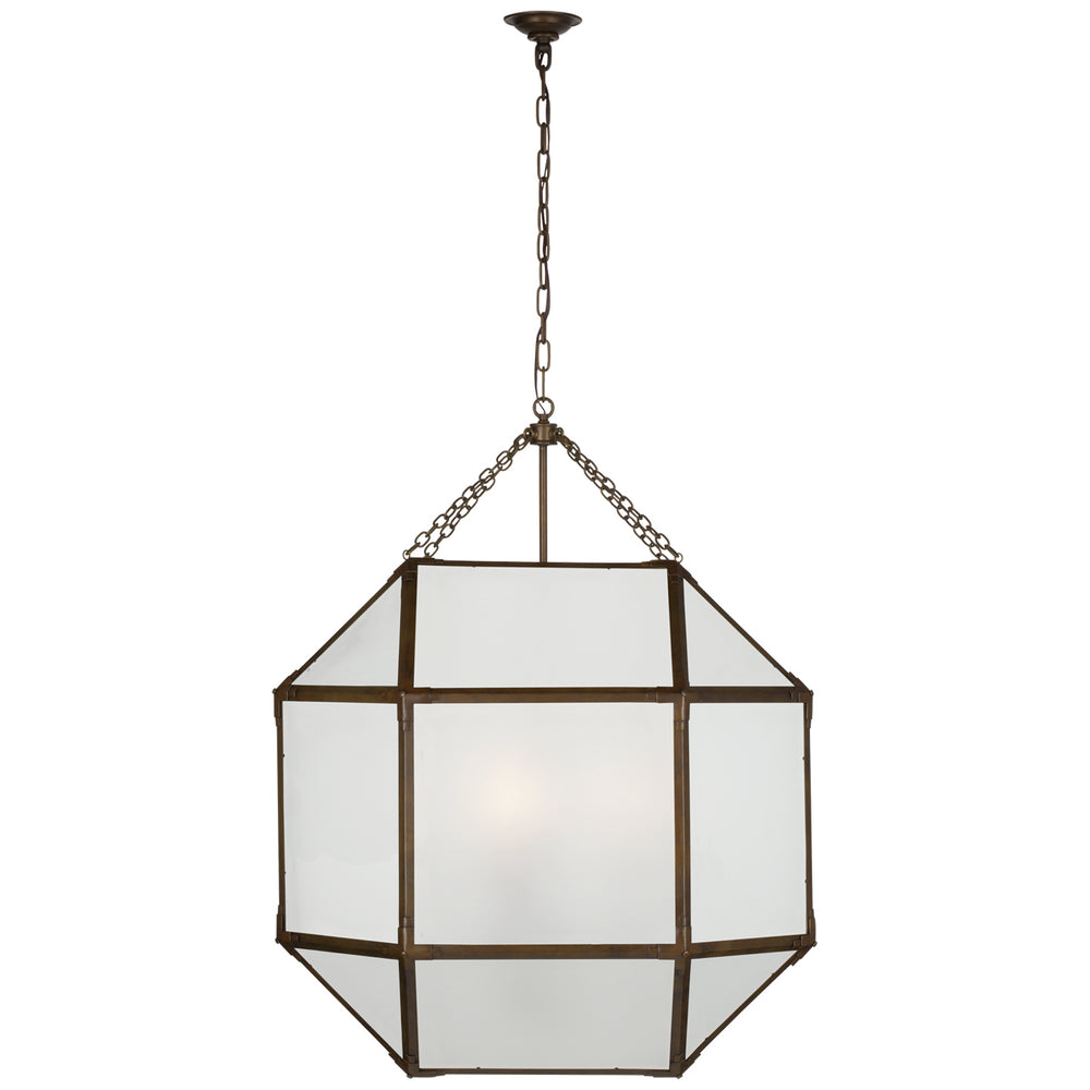 Visual Comfort Signature Canada - LED Lantern - Morris - Antique Zinc- Union Lighting Luminaires Decor