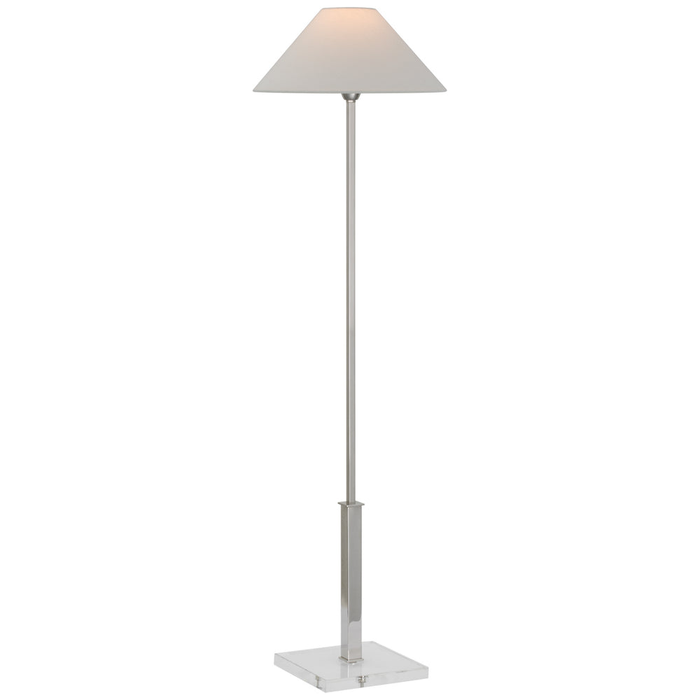 Visual Comfort Signature Canada - LED Floor Lamp - Asher - Polished Nickel and Crystal- Union Lighting Luminaires Decor