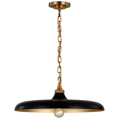 Visual Comfort Signature Canada - LED Pendant - Piatto - Hand-Rubbed Antique Brass- Union Lighting Luminaires Decor