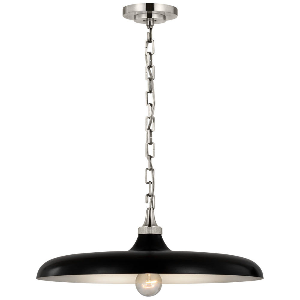 Visual Comfort Signature Canada - LED Pendant - Piatto - Polished Nickel- Union Lighting Luminaires Decor