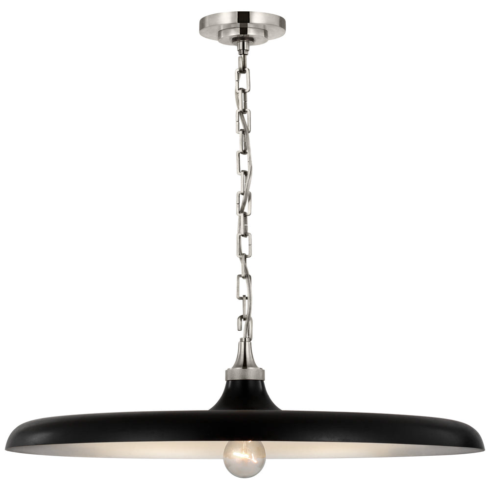 Visual Comfort Signature Canada - LED Pendant - Piatto - Polished Nickel- Union Lighting Luminaires Decor