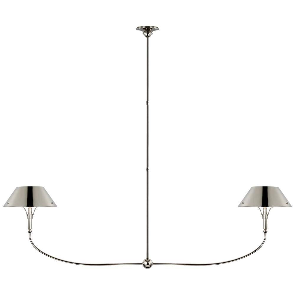 Visual Comfort Signature Canada - LED Linear Chandelier - Turlington - Polished Nickel- Union Lighting Luminaires Decor