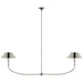 Visual Comfort Signature Canada - LED Linear Chandelier - Turlington - Polished Nickel- Union Lighting Luminaires Decor