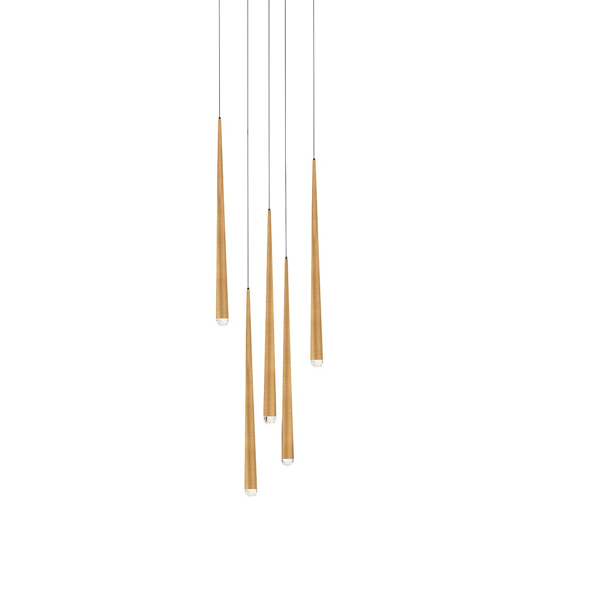 Modern Forms Canada - LED Pendant - Cascade - Aged Brass- Union Lighting Luminaires Decor