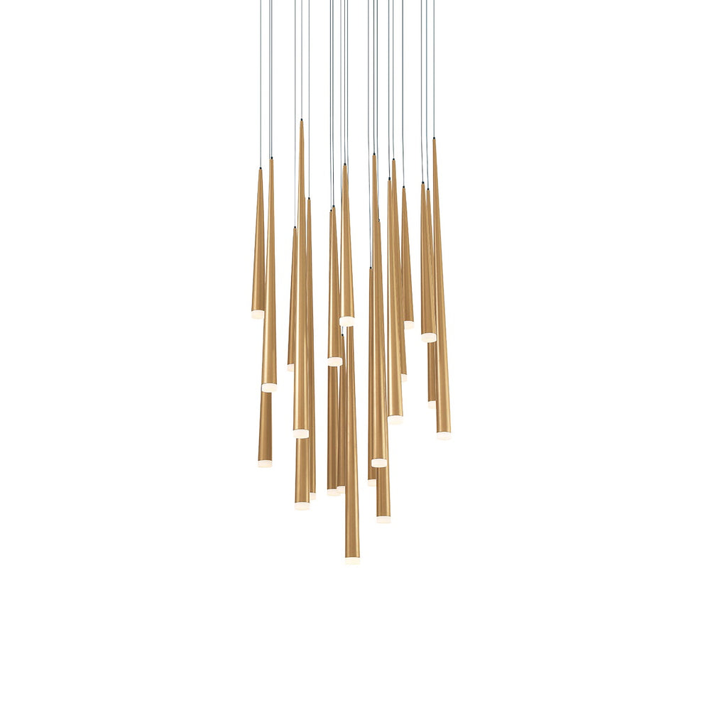 Modern Forms Canada - LED Pendant - Cascade - Aged Brass- Union Lighting Luminaires Decor