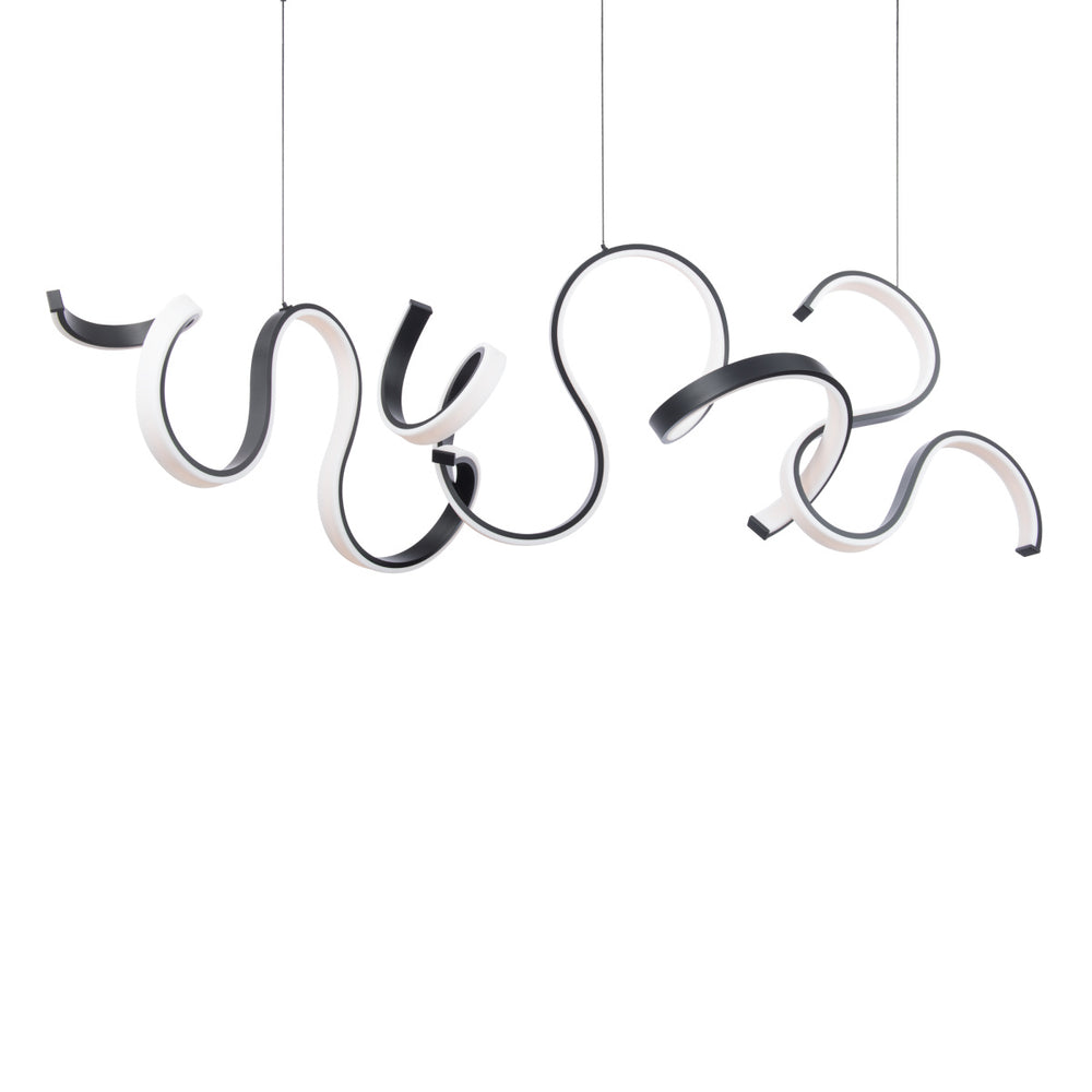 Modern Forms Canada - LED Chandelier - Tempest - Black- Union Lighting Luminaires Decor