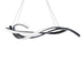 Modern Forms Canada - LED Chandelier - Tidal - Black- Union Lighting Luminaires Decor