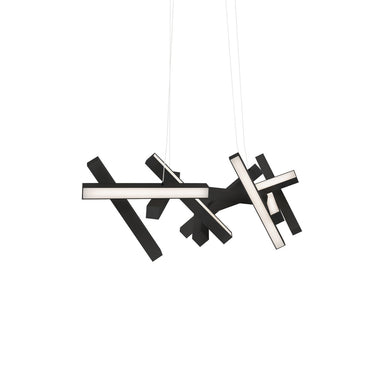 Modern Forms Canada - LED Linear Pendant - Chaos - Black- Union Lighting Luminaires Decor