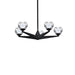 Modern Forms Canada - LED Chandelier - Double Bubble - Black- Union Lighting Luminaires Decor