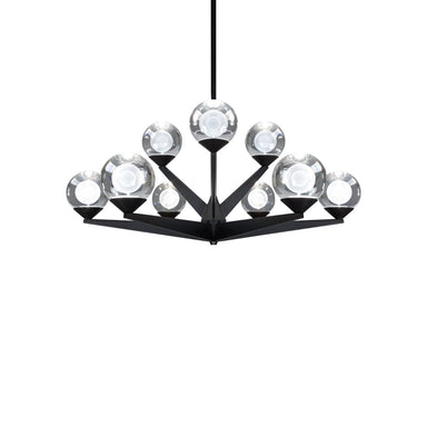 Modern Forms Canada - LED Chandelier - Double Bubble - Black- Union Lighting Luminaires Decor