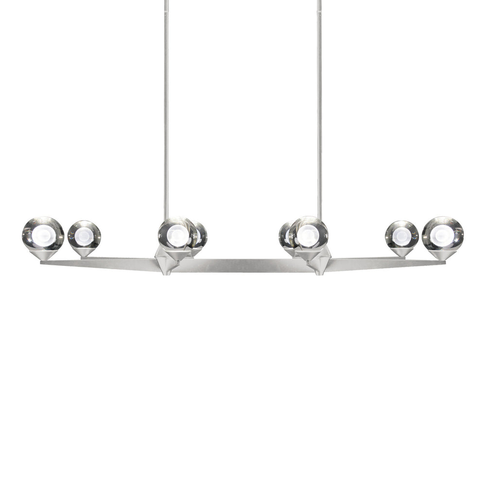 Modern Forms Canada - LED Chandelier - Double Bubble - Satin Nickel- Union Lighting Luminaires Decor