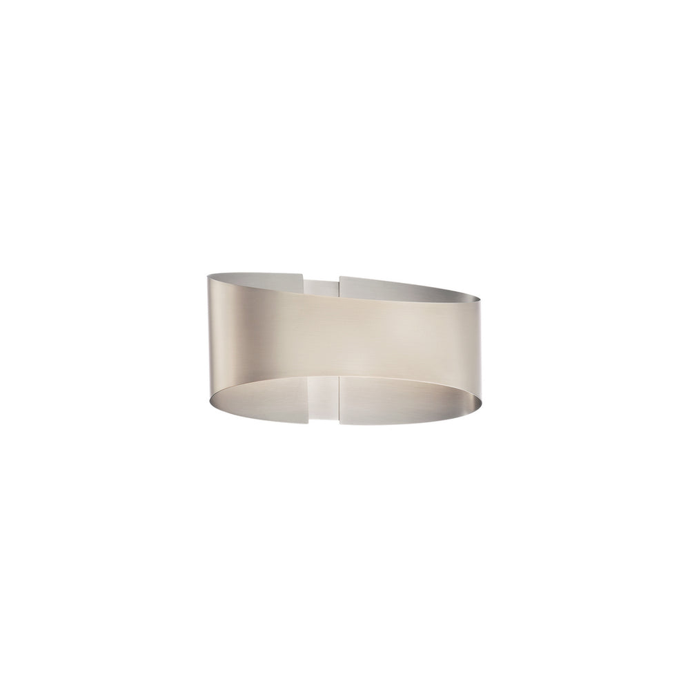 Modern Forms Canada - LED Wall Sconce - Swerve - Brushed Nickel- Union Lighting Luminaires Decor
