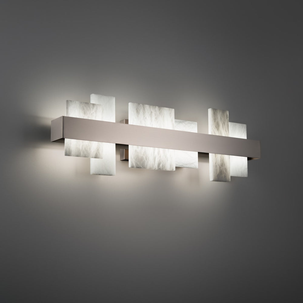 Modern Forms Canada - LED Bath Light - Acropolis - Brushed Nickel- Union Lighting Luminaires Decor