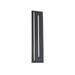 Modern Forms Canada - LED Outdoor Wall Sconce - Midnight - Black- Union Lighting Luminaires Decor