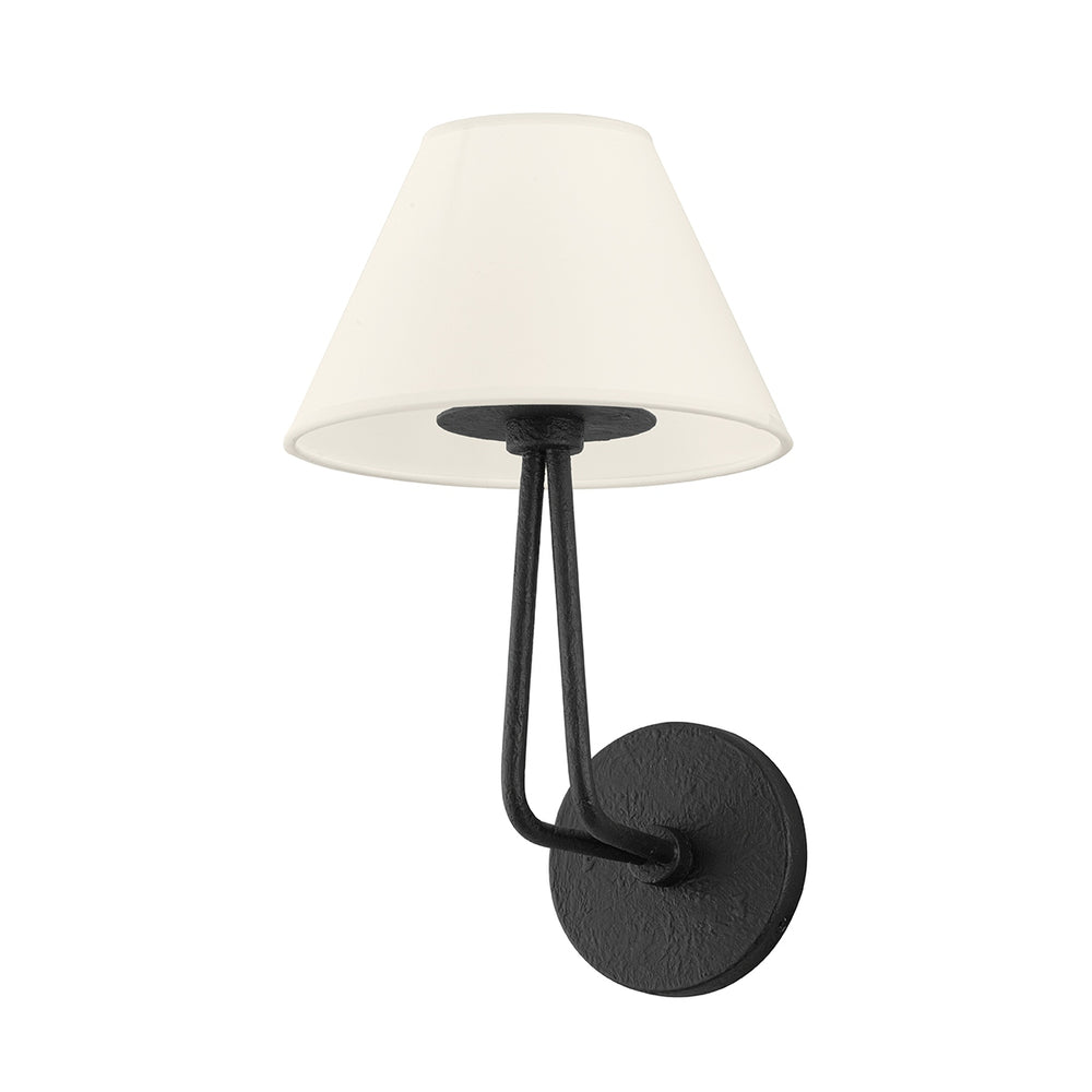 Troy Lighting Canada - One Light Wall Sconce - Ozias - Black Iron- Union Lighting Luminaires Decor