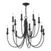 Troy Lighting Canada - 14 Light Chandelier - Cate - Forged Iron- Union Lighting Luminaires Decor