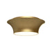 Alora Canada - Two Light Flush Mount - Emiko - Brushed Gold- Union Lighting Luminaires Decor