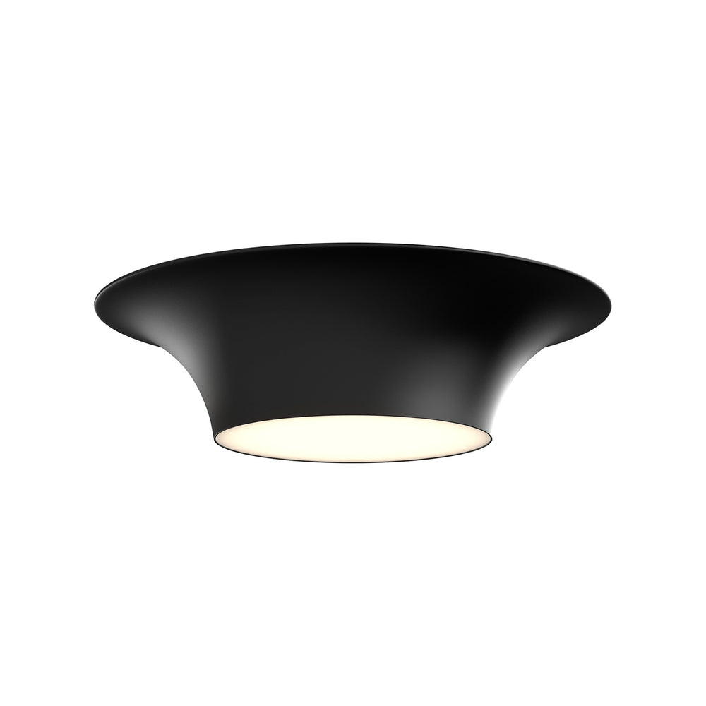 Alora Canada - Two Light Flush Mount - Emiko - Matte Black- Union Lighting Luminaires Decor