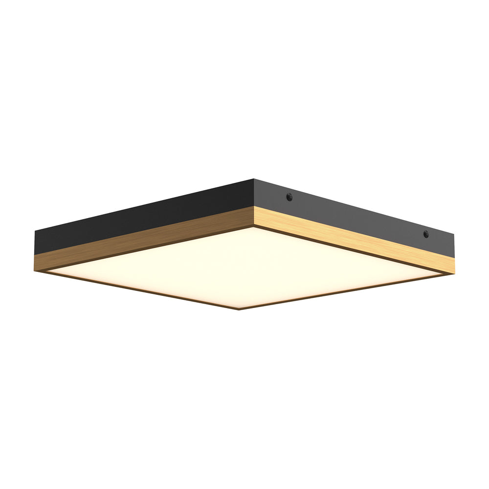 Alora Canada - LED Flush Mount - Sydney - Aged Gold/Matte Black- Union Lighting Luminaires Decor