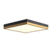 Alora Canada - LED Flush Mount - Sydney - Aged Gold/Matte Black- Union Lighting Luminaires Decor