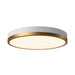 Alora Canada - LED Flush Mount - Adelaide - Aged Gold/White- Union Lighting Luminaires Decor