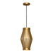 Alora Canada - One Light Pendant - Hana - Aged Gold/Opal Matte Glass- Union Lighting Luminaires Decor