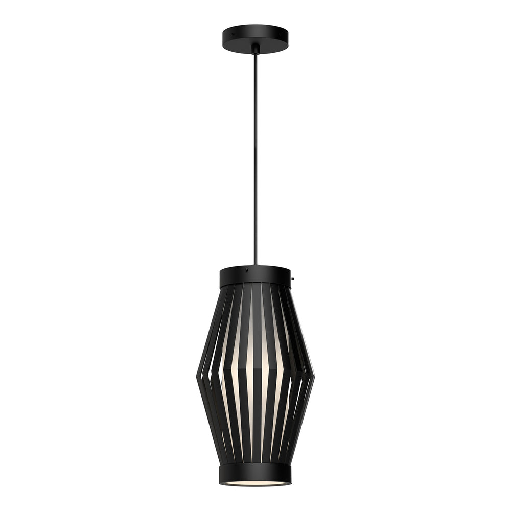 Alora Canada - One Light Pendant - Hana - Matte Black/Opal Matte Glass- Union Lighting Luminaires Decor