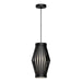 Alora Canada - One Light Pendant - Hana - Matte Black/Opal Matte Glass- Union Lighting Luminaires Decor