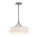 Alora Canada - One Light Pendant - Lincoln - Brushed Nickel/Glossy Opal Glass- Union Lighting Luminaires Decor