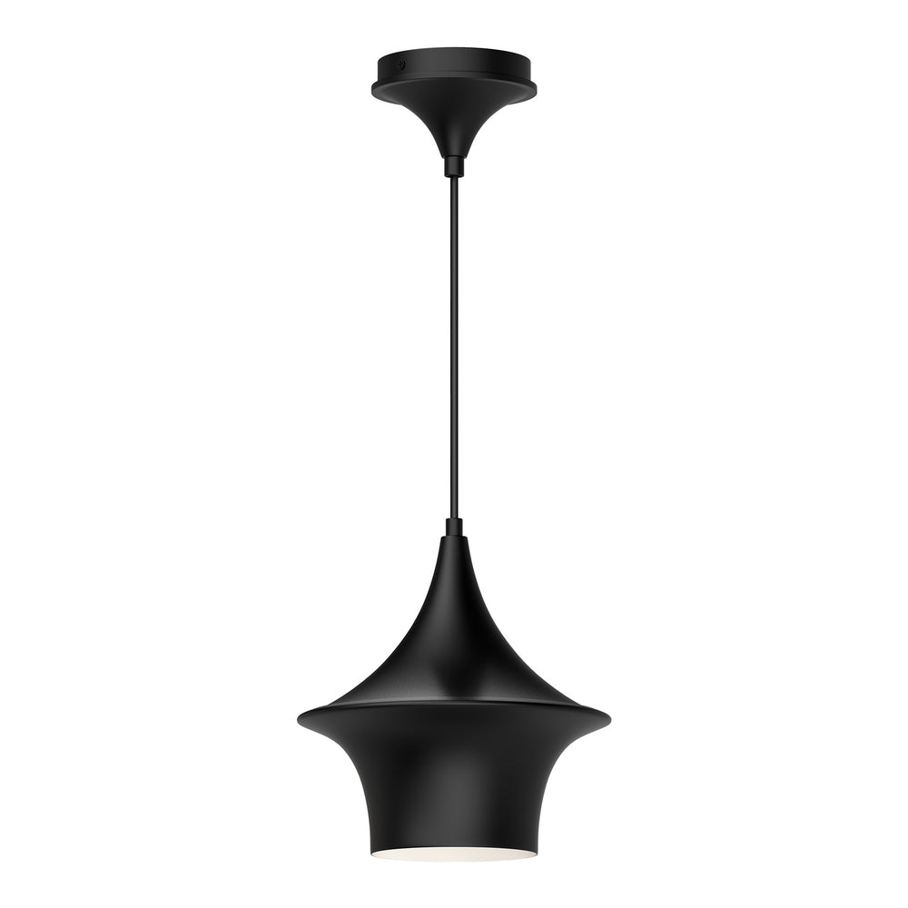 Alora Canada - One Light Pendant - Emiko - Matte Black- Union Lighting Luminaires Decor