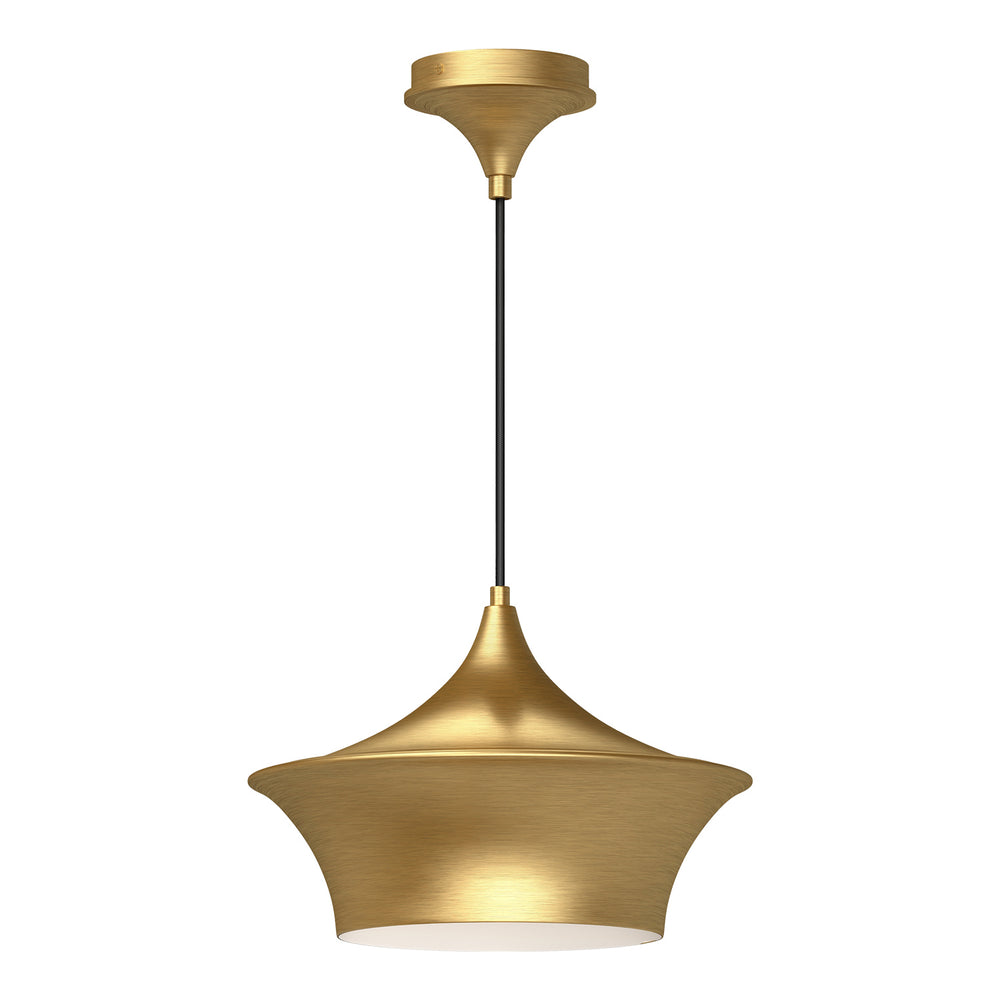 Alora Canada - One Light Pendant - Emiko - Brushed Gold- Union Lighting Luminaires Decor