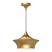 Alora Canada - One Light Pendant - Emiko - Brushed Gold- Union Lighting Luminaires Decor