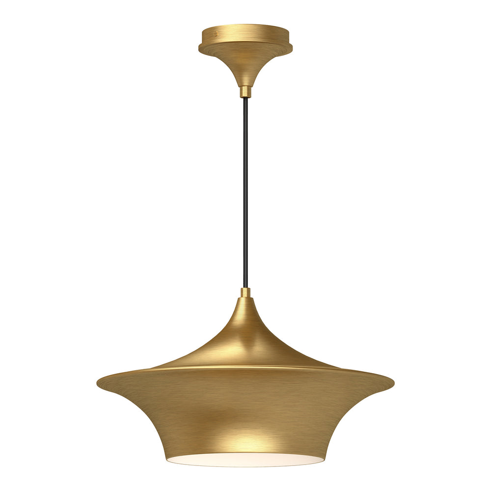 Alora Canada - One Light Pendant - Emiko - Brushed Gold- Union Lighting Luminaires Decor