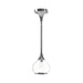 Alora Canada - One Light Pendant - Hazel - Chrome/Clear Glass- Union Lighting Luminaires Decor