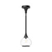 Alora Canada - One Light Pendant - Hazel - Clear Glass/Matte Black- Union Lighting Luminaires Decor
