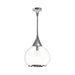 Alora Canada - One Light Pendant - Hazel - Chrome/Clear Glass- Union Lighting Luminaires Decor