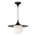 Alora Canada - One Light Pendant - Fuji - Matte Black/Opal Matte Glass- Union Lighting Luminaires Decor