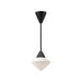 Alora Canada - One Light Pendant - Nora - Matte Black/Opal Matte Glass- Union Lighting Luminaires Decor
