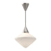 Alora Canada - One Light Pendant - Nora - Brushed Nickel/Opal Matte Glass- Union Lighting Luminaires Decor