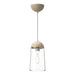 Alora Canada - One Light Pendant - Emil - White/White Oak- Union Lighting Luminaires Decor