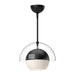 Alora Canada - One Light Pendant - Lucy - Matte Black/Opal Matte Glass- Union Lighting Luminaires Decor